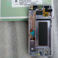 Дисплей Super AMOLED в сборе с сенсором, алюминиевой рамкой и боковыми клавишами для Samsung Galaxy S8 Plus SM-G955 Orchid Gray оригинал