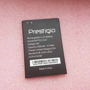 Оригинальный аккумулятор 2300 мАч для Prestigio MultiPhone Muze B7 7511 Duo