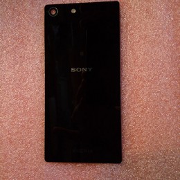 Задняя стеклянная крышка для Sony Xperia M5 E5653 Black оригинал