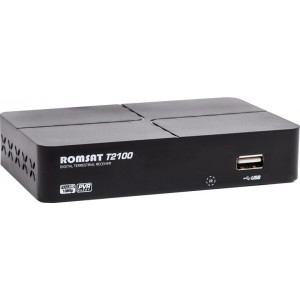 Тюнер цифрового DVB-T2  эфирного телевидения Romsat T2100