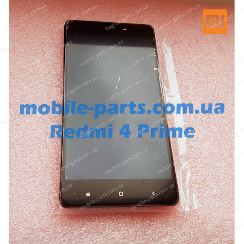 Дисплей в сборе с сенсором и рамкой для Xiaomi Redmi 4 Prime Black