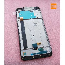 Дисплей 5,5" в сборе с рамкой и сенсором для Xiaomi Redmi Note 5A Black оригинал