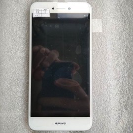 Оригинальный дисплей в сборе с передней панелью и аккумулятором для Huawei P8 Lite 2017 PRA-LA1 White оригинал