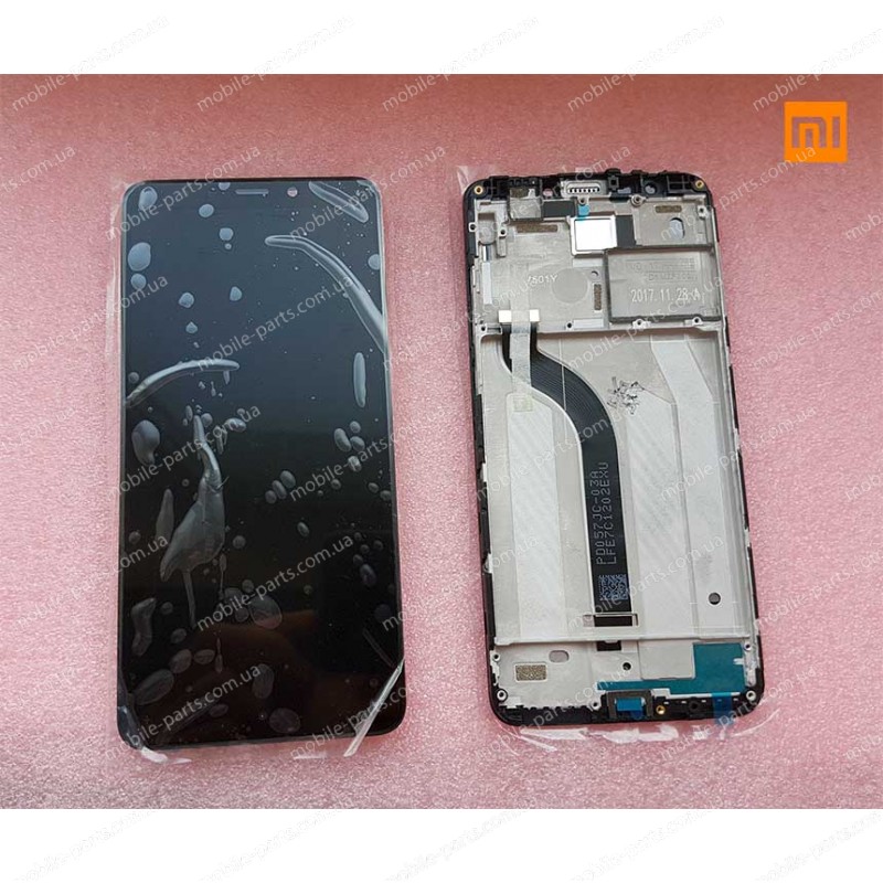 Оригинальный дисплей 5.7" IPS в сборе с передней панелью и сенсором (модуль) для Xiaomi Redmi 5 Black