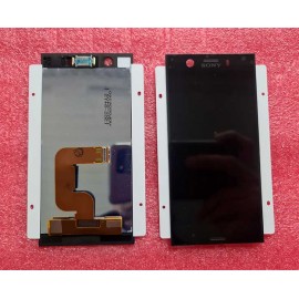 Дисплей в сборе с сенсором и динамиком для Sony Xperia XZ1 Compact G8441 Black оригинал (сервисный)
