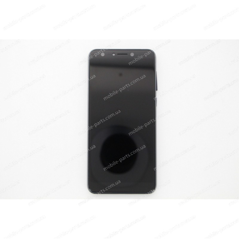 Дисплейный модуль в рамке и с боковыми клавишами для Asus ZenFone 5 Lite ZC600KL Black оригинал