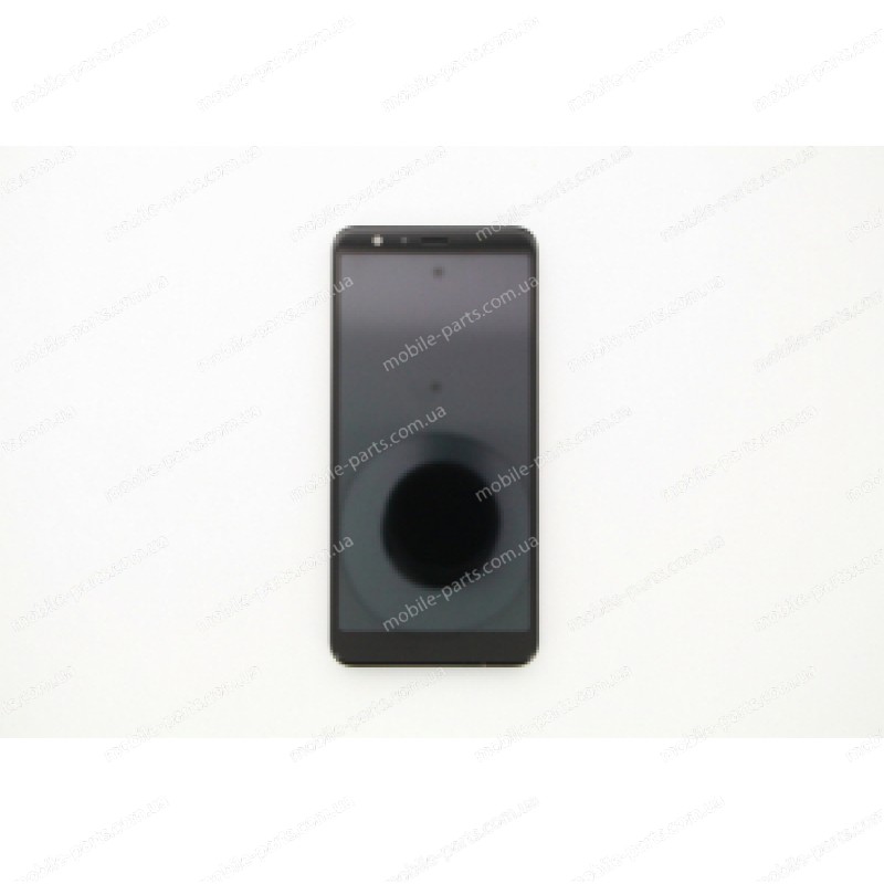 Дисплей 5.7" IPS в сборе с передней панелью, сенсором, шасси и разговорным динамиком для Asus ZenFone Max Plus (M1) ZB570TL Black оригинал