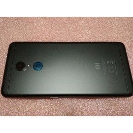 Металлическая задняя панель с боковыми кнопками и линзой камеры для Xiaomi Redmi 5 Black оригинал