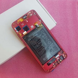 Оригинальный дисплей LTPS 6,5" в сборе с передней панелью и аккумулятором 3750 мАч для Honor 8X (JSN-L21) Red
