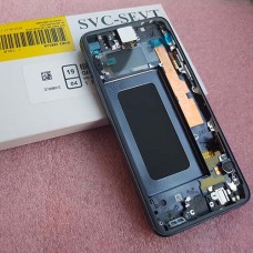 Оригинальный дисплей Dynamic AMOLED 5,8" в сборе с сенсором и металлической рамкой для Samsung SM-G970 Galaxy S10e Prism Black 