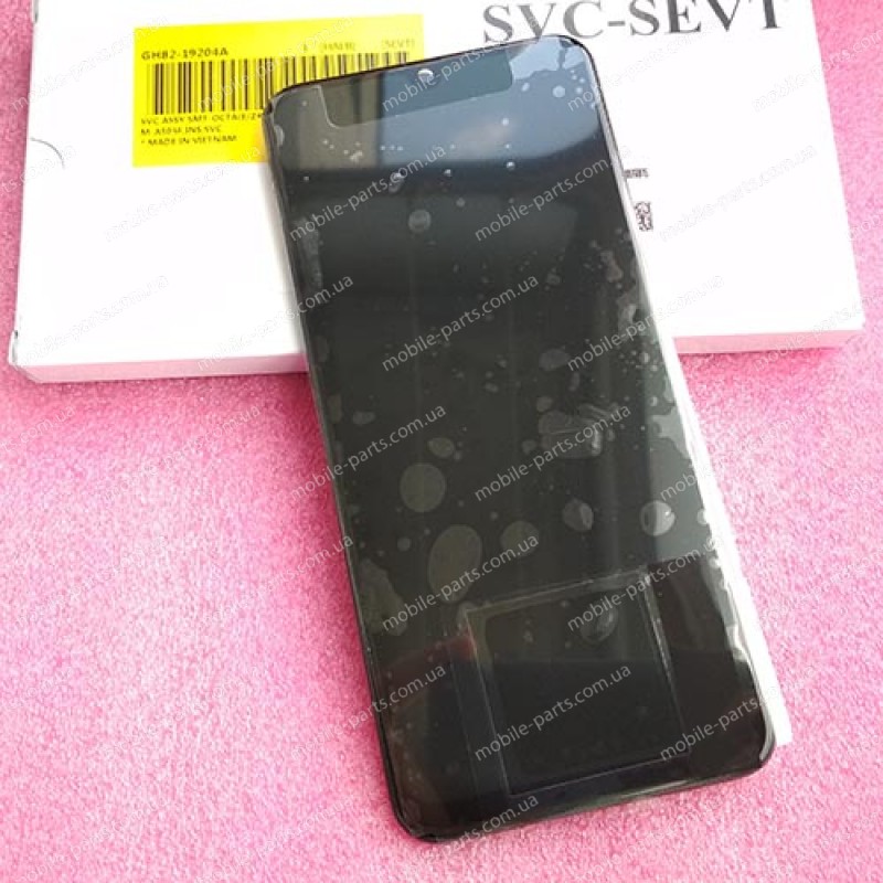 Оригинальный дисплей 6,4" Super AMOLED в сборе с передней панелью и сенсором для Samsung SM-A505 Galaxy A50 2019 Black