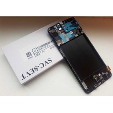 Оригинальный дисплей 6.7" Super AMOLED в сборе с сенсором и рамкой для Samsung SM-A705 Galaxy A70 Black