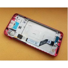 Оригинальный дисплей 6.3" IPS в сборе сенсором , металлической рамкой и боковыми клавишами для Xiaomi Redmi Note 7 Red (сервисный !)