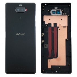 Задняя крышка в сборе с антеннами, боковым клавишами и стеклом камеры для Sony Xperia 10 I4113 Black оригинал