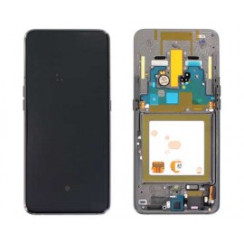 Оригинальный дисплей 6,7" Super AMOLED в сборе с металлической рамкой, сенсором и боковыми кнопками для Samsung SM-A805 Galaxy A80 Black оригинал