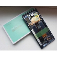 Дисплей Dynamic AMOLED 6,8" в сборе с сенсором и металлической рамкой для Samsung SM-N975 Galaxy Note 10 Plus Black Service pack