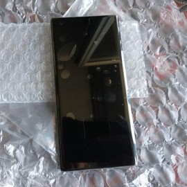 Дисплей Dynamic AMOLED 6,8" в сборе с сенсором и металлической рамкой для Samsung SM-N975 Galaxy Note 10 Plus Silver Service pack