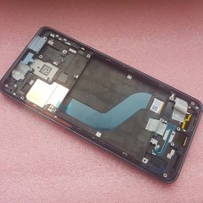 Дисплей AMOLED 6,39" в сборе с сенсором, металлической рамкой и боковыми кнопками для Xiaomi Mi 9T Mi9T Pro Black оригинал