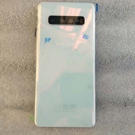 Задняя стеклянная крышка Gorilla Glass для Samsung SM-G973 Galaxy S10 Prism White оригинал