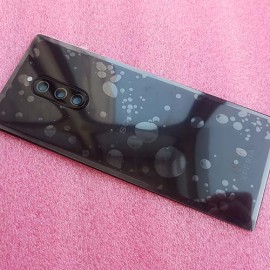 Задняя стеклянная крышка для Sony Xperia 1 J9110 Black оригинал