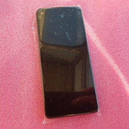 Оригинальный дисплей 6,3" IPS в сборе сенсором и рамкой для смартфона Motorola XT1970 One Vision Black