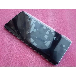 Оригинальный дисплей 6,47" OLED в сборе с металлической рамкой, сенсором, аккумулятором и боковыми клавишами для Huawei P30 Pro (VOG-L29) Aurora Blue