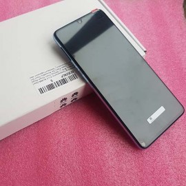 Оригинальный дисплей 6,1" OLED в сборе с металлической рамкой, сенсором и аккумулятором для Huawei P30 (ELE-L29) Breathing Crystal оригинал