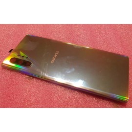 Задняя панель в сборе со стеклом камеры и проклейкой для Samsung SM-N975 Galaxy Note 10 Plus Aura Glow Silver service pack