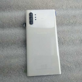 Задняя панель в сборе со стеклом камеры и проклейкой для Samsung SM-N975 Galaxy Note 10 Plus Aura White service pack
