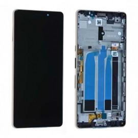 Дисплей 5,7" IPS в сборе с сенсором, рамкой и клавишами громкости для Sony I4312 Xperia L3 Gold сервисный оригинал