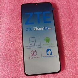 Оригинальный дисплей 6,08" IPS в сборе с рамкой и сенсором для ZTE Blade A7 2019 Black (сервисный)