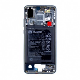 Средняя часть корпуса (шасси +батарея)  Huawei P20 EML-L29C Blue оригинал