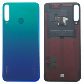 Задняя крышка в сборе с сканером отпечатка пальцев для Huawei P40 Lite E (ART-L29) Aurora Blue оригинал