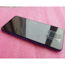 Дисплей AMOLED 6,39" в сборе с сенсором, металлической рамкой и боковыми кнопками для Xiaomi Mi 9 Lite Blue оригинал 