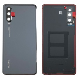 Задняя крышка в сборе с линзами камеры для Huawei P30 (ELE-L29) Black оригинал