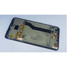 Дисплей 5.5" IPS в сборе с сенсором и рамкой для Meizu 15 Lite M871Q Black оригинал