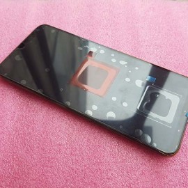 Дисплей 6,57" AMOLED в сборе с сенсором и рамкой для Xiaomi Mi 10 Lite Cosmic Gray оригинал