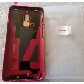 Задняя пластиковая крышка в сборе со сканером отпечатка для Xiaomi Redmi 8 Red оригинал
