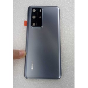 Задняя крышка в сборе с линзами камеры для Huawei P40 Pro (ELS-NX9) Frost Silver оригинал