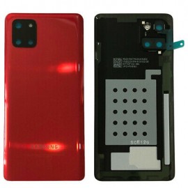 Задняя крышка в сборе со стеклом камеры и клеевым основанием для Samsung SM-N770 Galaxy Note 10 Lite Aura Red оригинал