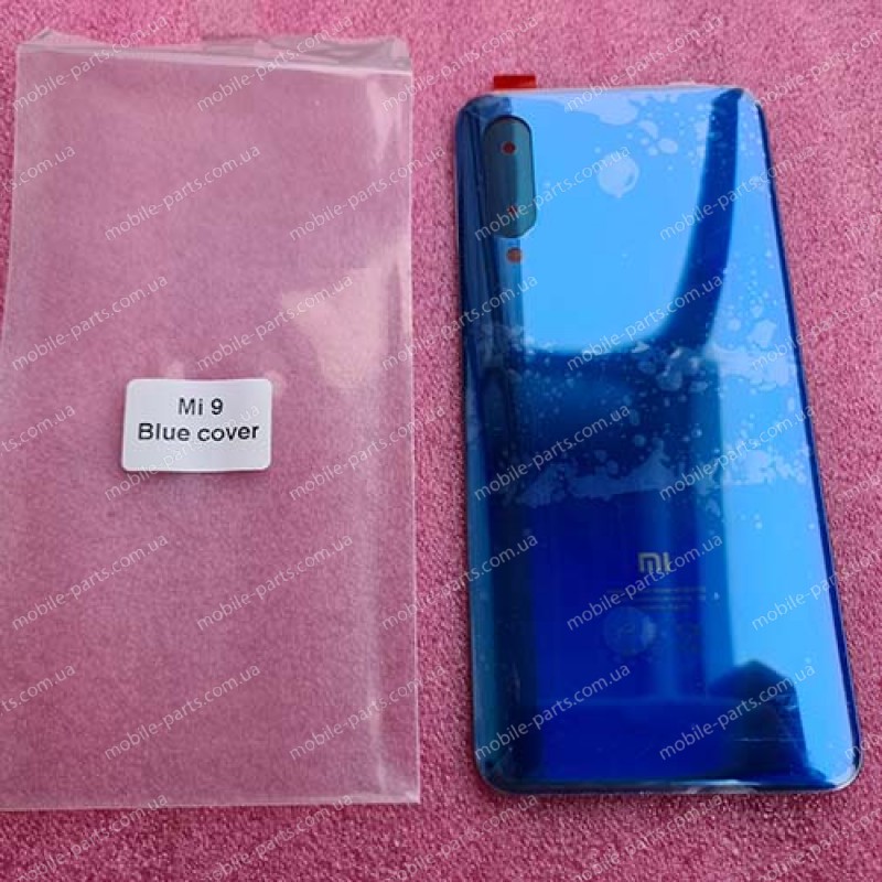 Задняя стеклянная крышка для Xiaomi Mi 9 Blue оригинал