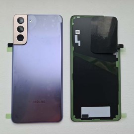 Задняя крышка в сборе со стеклом камеры и адгезивом (скотчем) для Samsung SM-G996 Galaxy S21 Plus 5G Phantom Violet оригинал