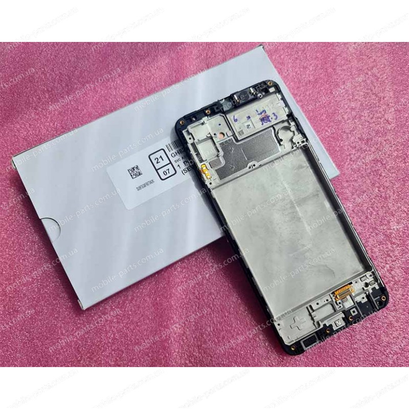 Дисплей Super AMOLED 6.4" в сборе с сенсором и рамкой для Samsung SM-M325 Galaxy M32 оригинал (сервис)