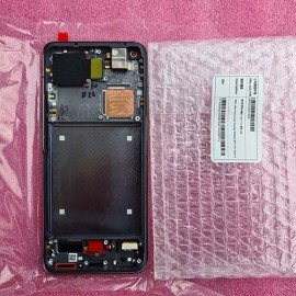 Дисплей AMOLED в сборе с сенсором и рамкой для Xiaomi Mi 11 Pro Black (сервисный)