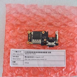 Оригинальная нижняя плата с разъёмом USB Type C сим разьем и микрофоном для Xiaomi 11T