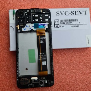 Дисплей 6.6", PLS в зборі з рамкою для Samsung SM-A135 Galaxy A13 Black оригінал