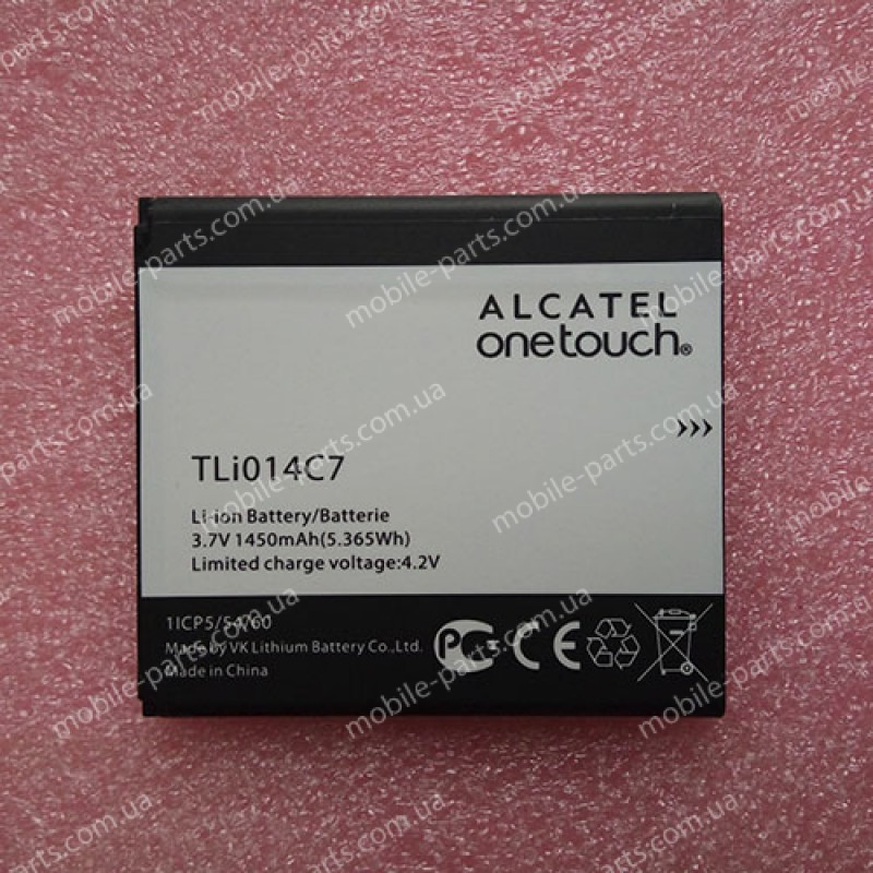 Оригинальный аккумулятор TLi014C7 1450 мАч для Alcatel One Touch 4024D