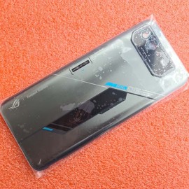 Задня кришка в зборі зі склом камери Asus AI2201 ROG Phone 6 Storm White оригінал