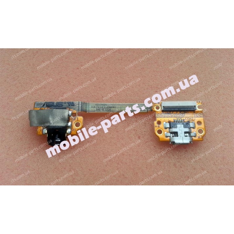 Разьем Micro USB на шлейфе в сборе с аудио разьемом Jack 3.5 mm для Asus Google Nexus 7 2012
