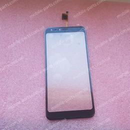 Сенсорный экран (тачскрин) со скотчем для Doogee X53 Black оригинал